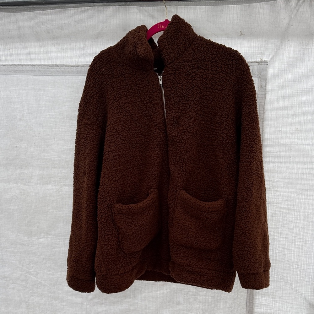 Warm Chocolate Teddy Jacket